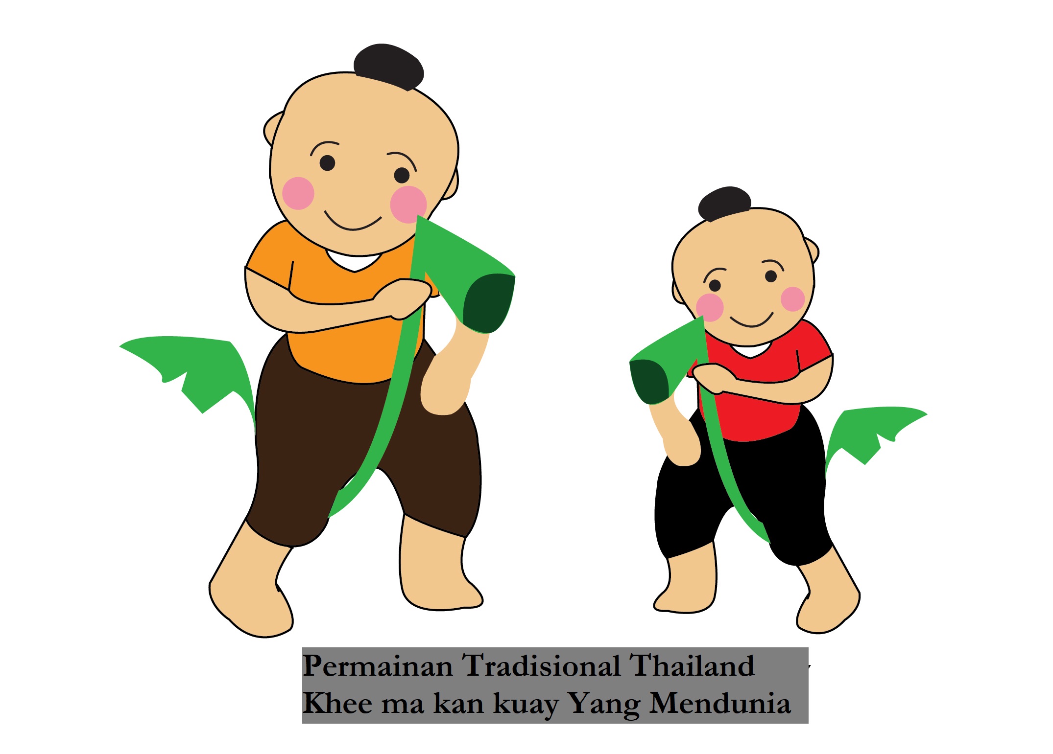 Permainan Tradisional Thailand Khee ma kan kuay Yang Mendunia