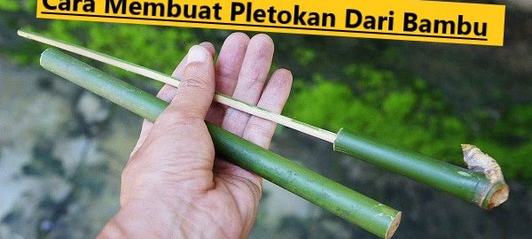 Cara Membuat Pletokan Dari Bambu